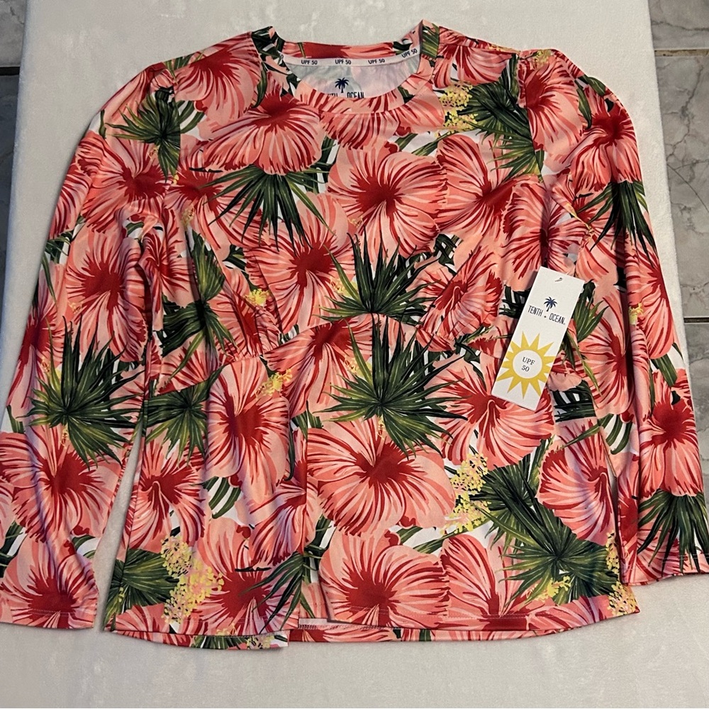 Vibrant Floral Long Sleeve Bodysuit